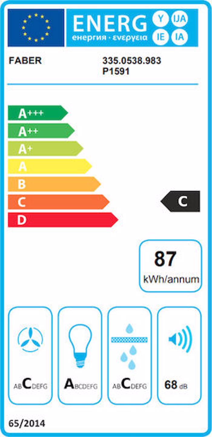Aporrofitiras Faber Eclipse EV8 A37 Inox 37 cm B